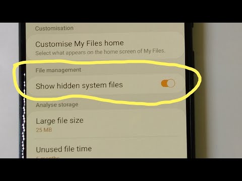 How to View Hidden Files and Folders in Samsung Galaxy Phones