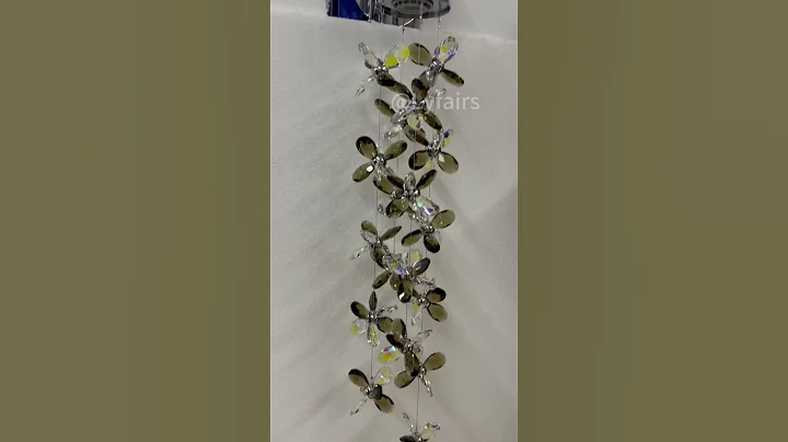 LYFAIRS · Modern Floating Flower Crystal Wall Sconce