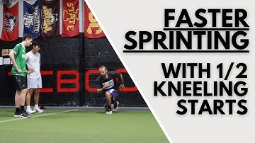 Improve Your Acceleration with 1/2 Kneeling Starts | Sprinting and Speed Training Drills