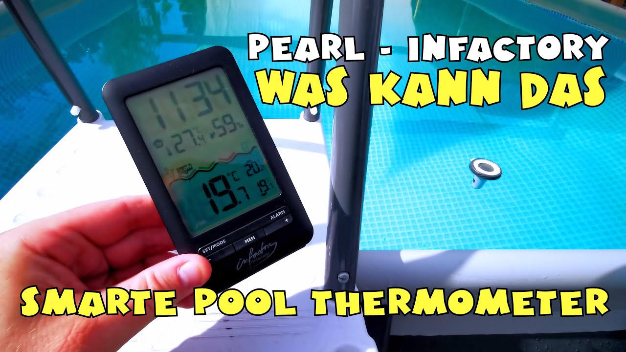 Thermomètre de piscine connecté sans fil PT-400.app [infactory] :  : Jardin