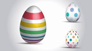 Illustrator CC Tutorial | Graphic Design |  Happy Easter Egg Design