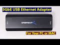 Sabrent 5GbE USB Ethernet Adapter