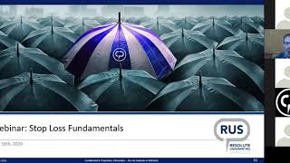 Stop Loss Fundamentals Webinar | 4.16.2020 | Resolute Underwriting Strategies Stop Loss Mgu Explained Jeff Petty Pace Underwriters