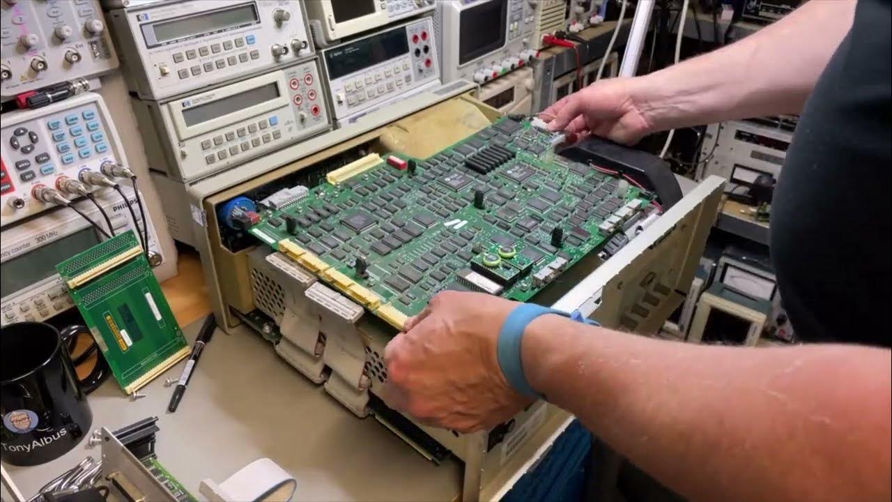 286 Tektronix TDS744A 4 Replacing Dallas chips with modern
