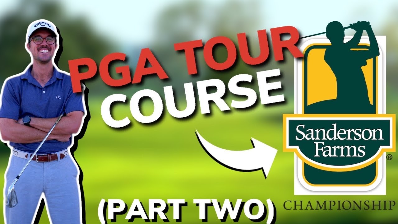 Playing a PGA Tour Course. Finishing in the DARK!! (Back Nine)