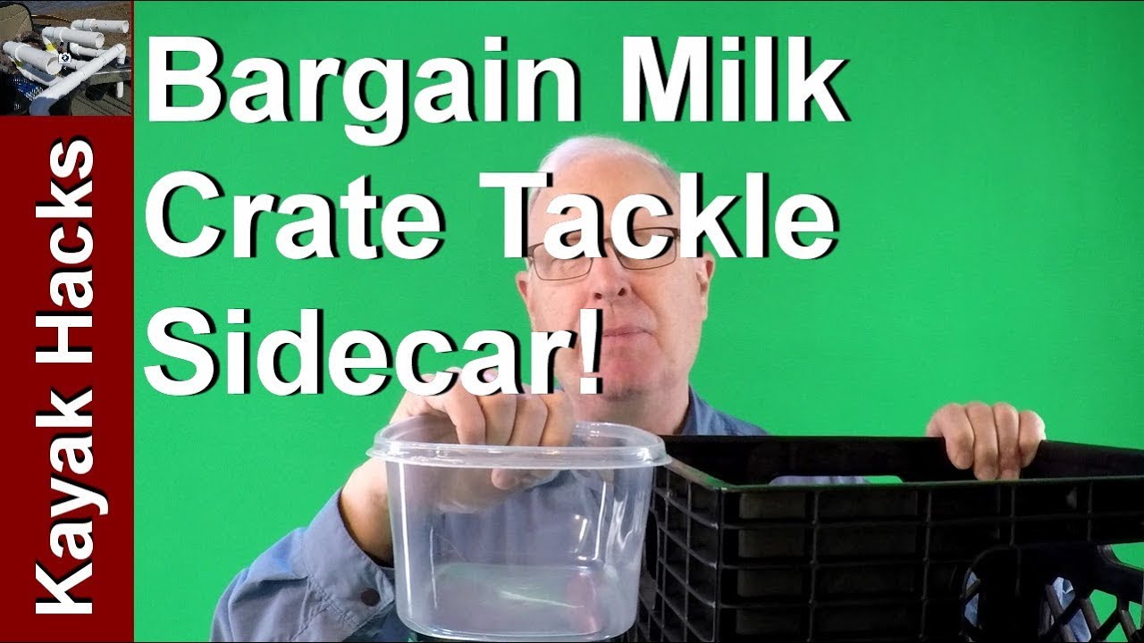 Kayak Milk Crate Setup: DIY Bargain Kayak Tackle Box Storage