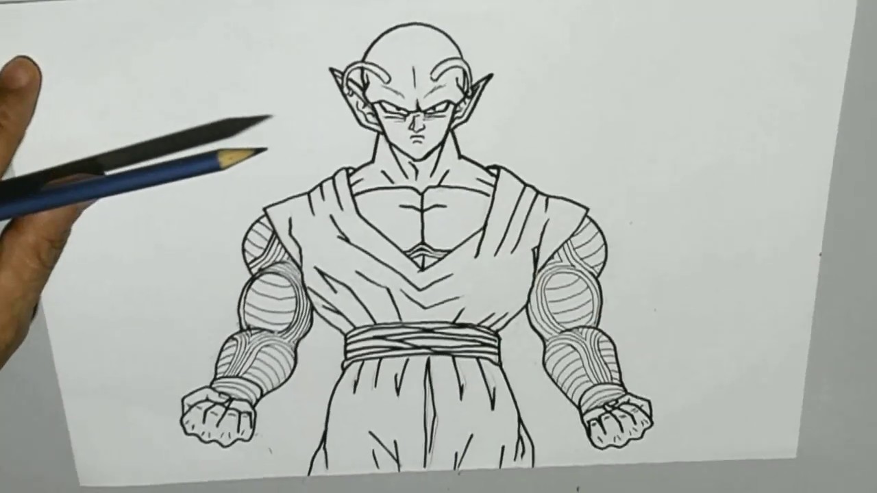 Como desenhar o Piccolo de 'Dragon Ball Z' 