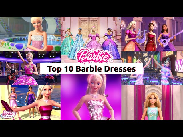 Top 10 Barbie Dresses In Movies Part 2 - Youtube