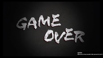 Fist of the North Star: Lost Paradise - Game Over Screen