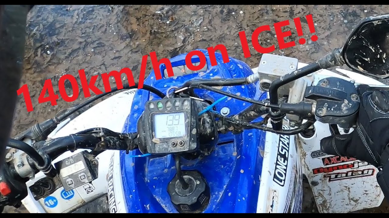 Hitting rev limiter in 5th gear on ice YouTube