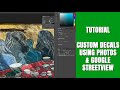 N SCALE TUTORIAL: Creating custom decals for 16th Street Mural scene thumbnail