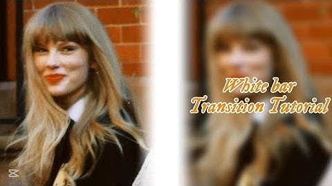 Viral White Bar transition tutorial (capcut) •_•