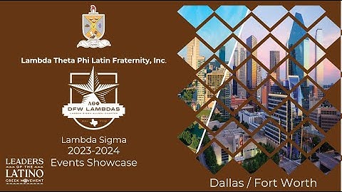 Lambda Theta Phi -Lambda Sigma Year in Review 2023-2024