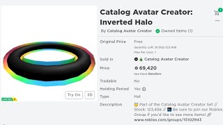 Catalog Avatar Creator: Inverted Halo