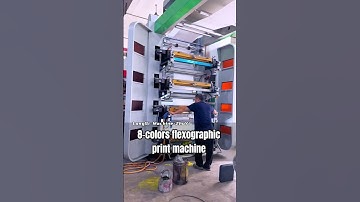 8-colors flexographic printing machine #flexoprintingmachine #filmprintingmachine#printingmachines