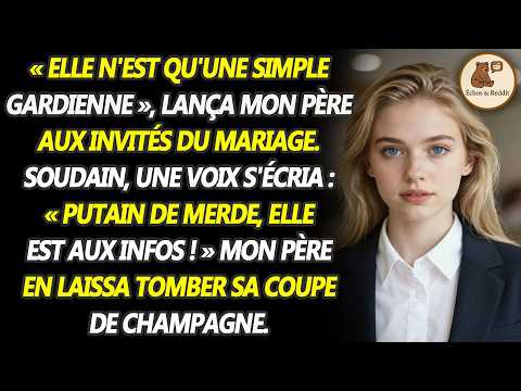"Elle n'est qu'une agent de sécurité", a dit mon père aux invités du mariage. Puis ils m'ont vue aux