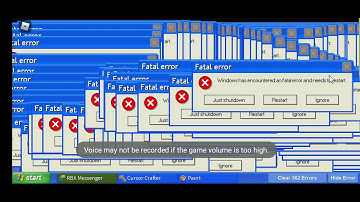 windows XP fatal error