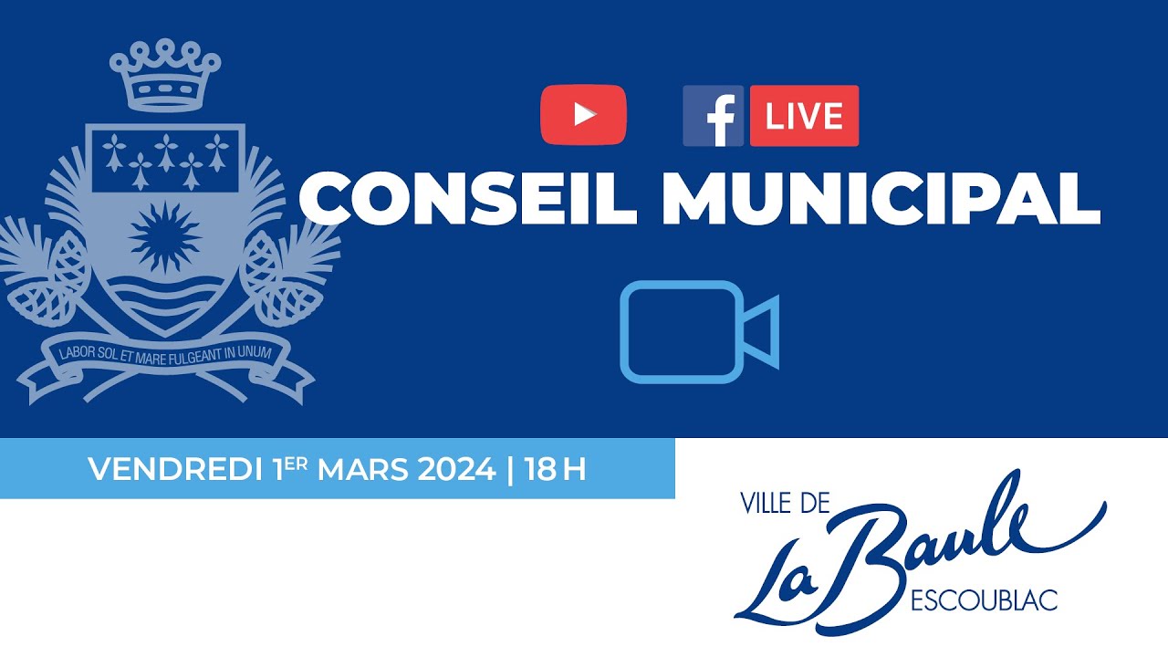 Conseil municipal du 1er mars 2024