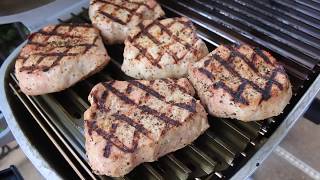 Malcom Reed from How to BBQ Right grills the perfect Steakhouse Chops on the Patented PK360.