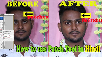 How to use patch tool in photoshop 7.0 in hindi l Naffis Mansoori