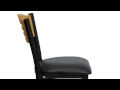 HOW TO : Make Wood Back Slat Chairs Comfortable HOW TO : Make Wood Back Slat Chairs Comfortable