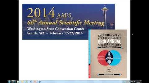 AAFS  Career Webinar (Toxicology)