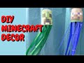 DIY Minecraft Party Decor |Easy Minecraft Decor Ideas | Steve and Creeper Floater Tutorial