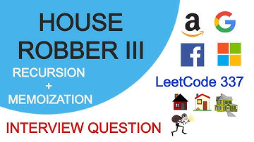 House Robber III | Binary Tree | Recursion + Memoization | LeetCode 337 | C++ | Python