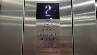 2017 KONE EcoDisc Traction Elevator | Cascade Hall | South Seattle College | Seattle WA