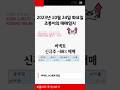 10월 24일 화요일 조롱이 매매일지