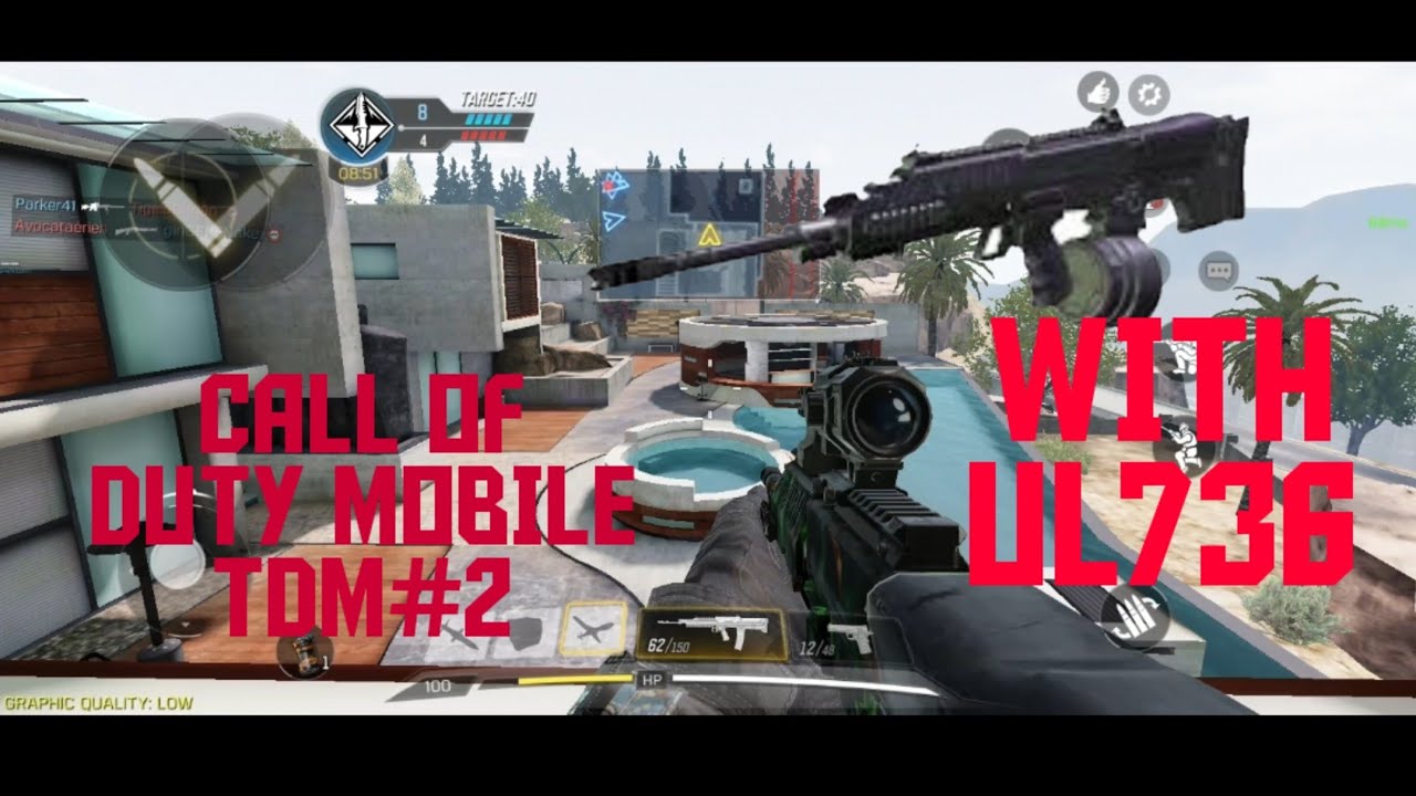 CALL OF DUTY MOBILE TDM#2 (WITH UL-736) - 