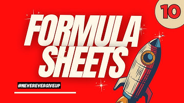 10th Maths Formula Sheet | Public Exam 2024