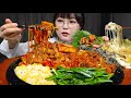 마라와 곱창이 만났다✨마라곱창 먹방! 치즈볶음밥까지 Mala Pork Tripe &amp; Fried Rice Mukbang ASMR