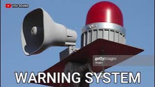 WARNING SYSTEM SOUND suara sistem peringatan bahaya