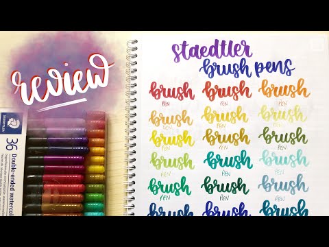 Staedtler Watercolour Brush Pen Review 