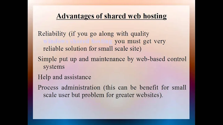Advantages of Shared hosting and VPS Hosting