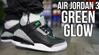 Air Jordan 3 Green Glow Review & On Feet // The Biggest SLEEPER Of The Year!