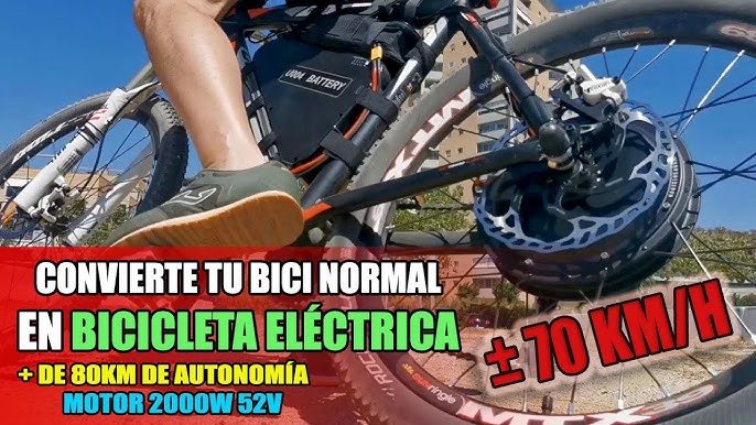 Convierte tu bicicleta en eléctrica en un sencillo paso: este Kit de  conversión te va a alucinar