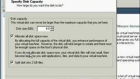 Install Ubuntu Server in VMWare Server Part 1