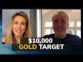 Gold price tracking – could be $10k before we win “WW3” says Frank Holmes