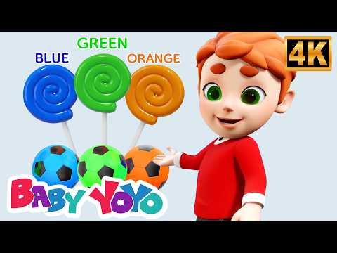 Soccer Candy | Fun Football Cartoon for Kids | Kids Songs & Learn Colors