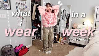 WHAT I WEAR IN A WEEK || SCHOOL OUTFITS/INSPO