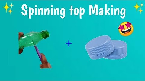 How to Make High Speed Spinning Top With Bottle Caps |Simple and Easy