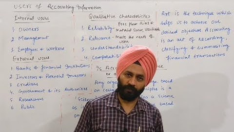Lec 5 - Users of Accounting Information || Concept Clear Class By Harmeek Sir