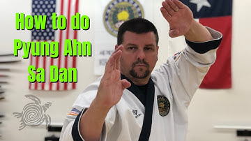 How to do Pyung Ahn Sa Dan for Tang Soo Do