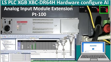 XG5000 software basic programming| PLC LS XGB XBC series hardware configuration with Pt-100 sensors