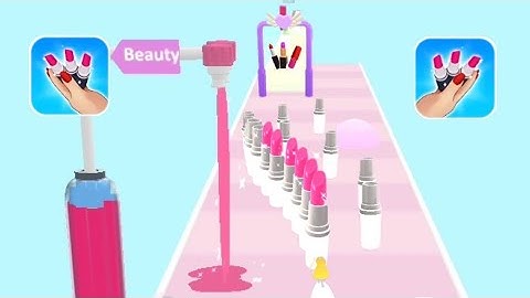 Lipstick Stack 💄||New Gameplay (iOS & Android) Walkthrough part 1