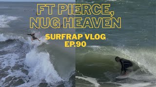 Surfing FUN Ft Pierce FL - Airs Turns and 1 Head dip