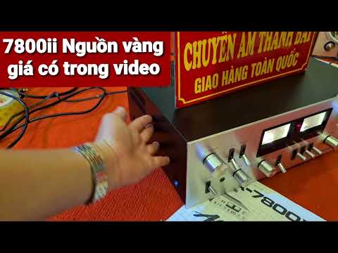 Amply pioneer 7800ii Nguồn Vàng. đẹp miễn chê . giá có trong video .đã bán. 0972192087