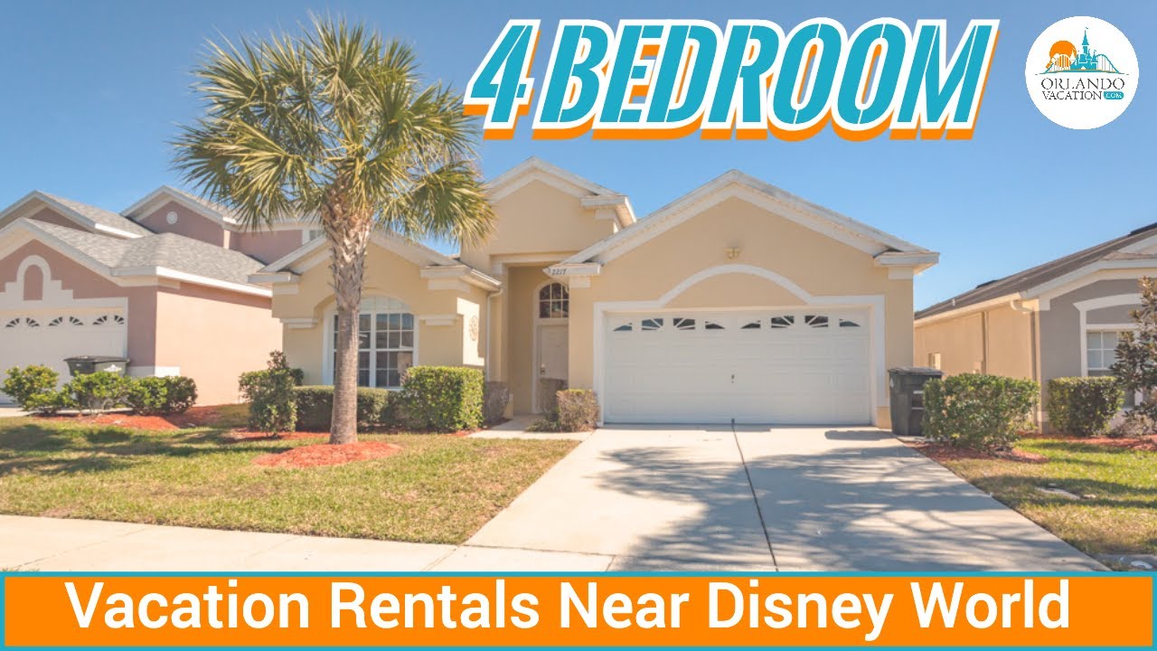4 Bedroom Vacation Rentals Near Disney World to Book on Your Next Orlando Vacation YouTube